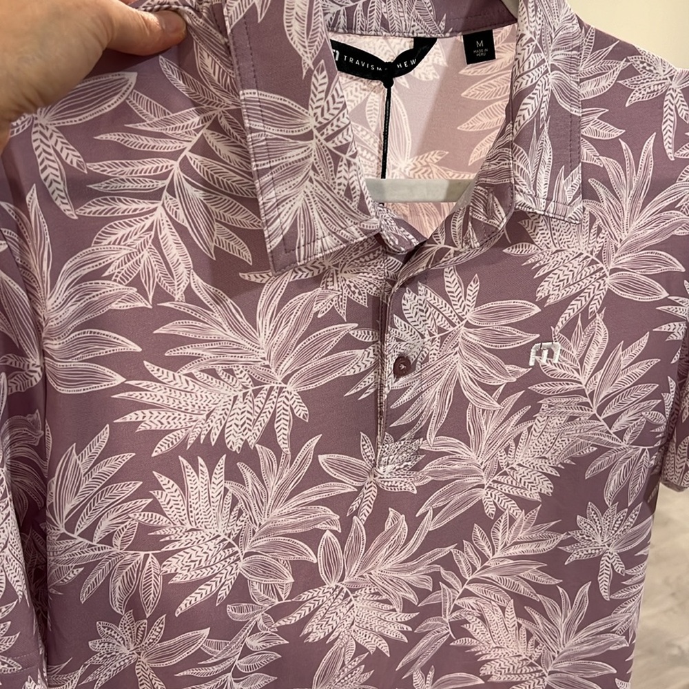 TRAVIS MATHEW Polo LARGE Sea Journey GOLF Shirt - Picture 3 of 12